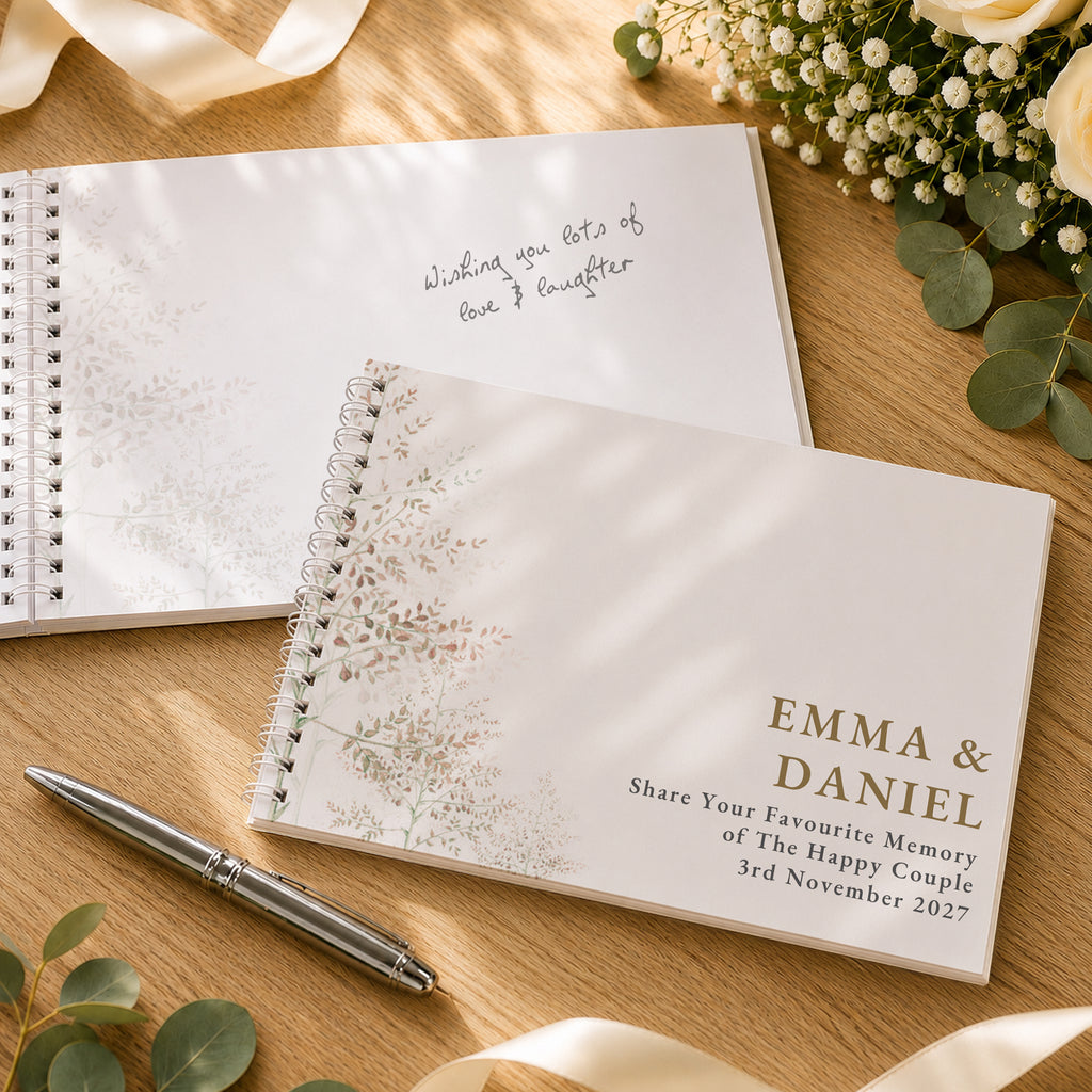 Personalised Pastel Tree Guest Book | Stationery & Pens