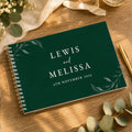 Personalised Botanical Evergreen Wedding Guest Book | Stationery & Pens | Inspired Creative Gifts