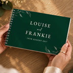 Personalised Botanical Evergreen Wedding Guest Book | Stationery & Pens | Inspired Creative Gifts