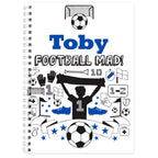 Personalised Football A5 Notebook | Stationery & Pens