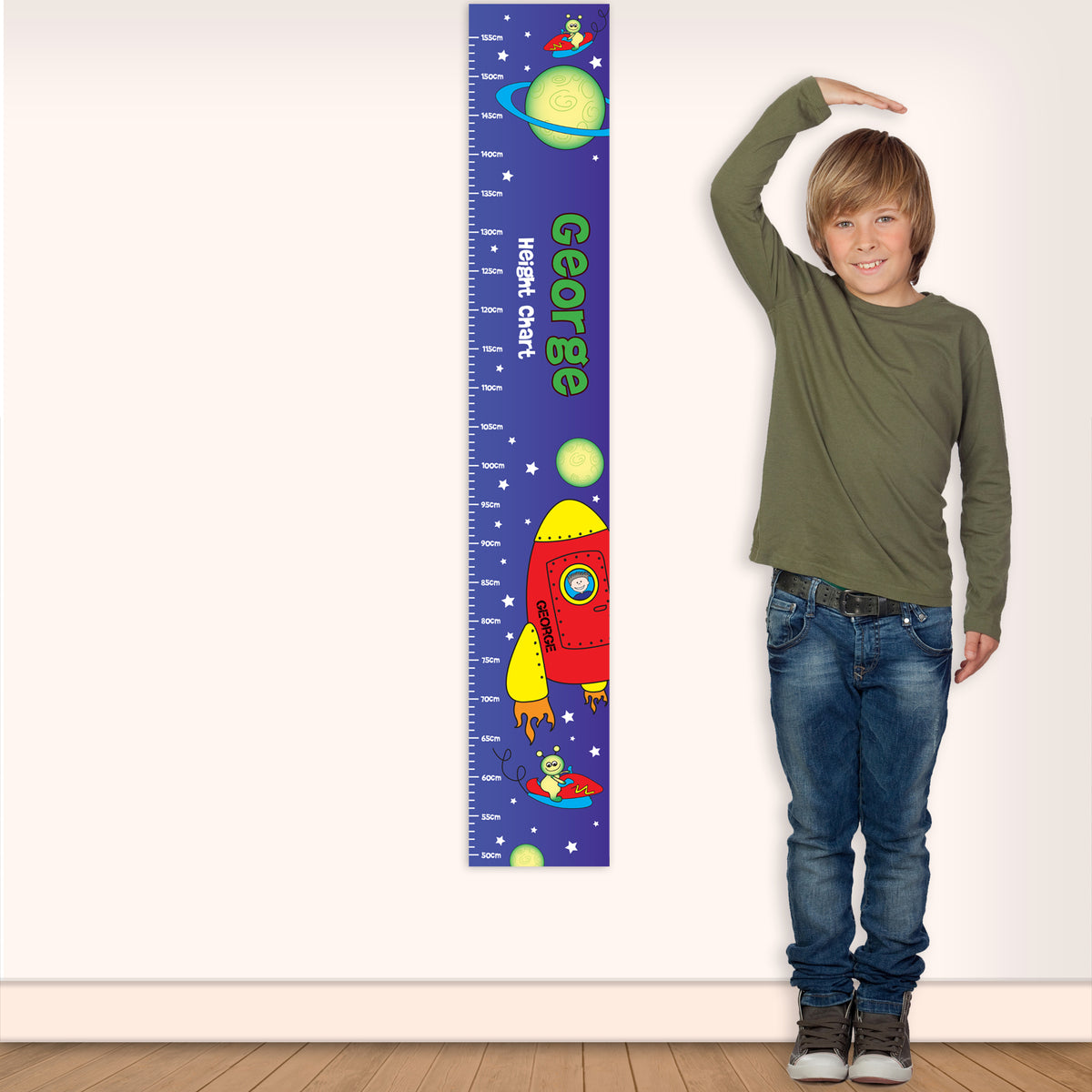 Personalised Space Height Chart | Christmas Gift