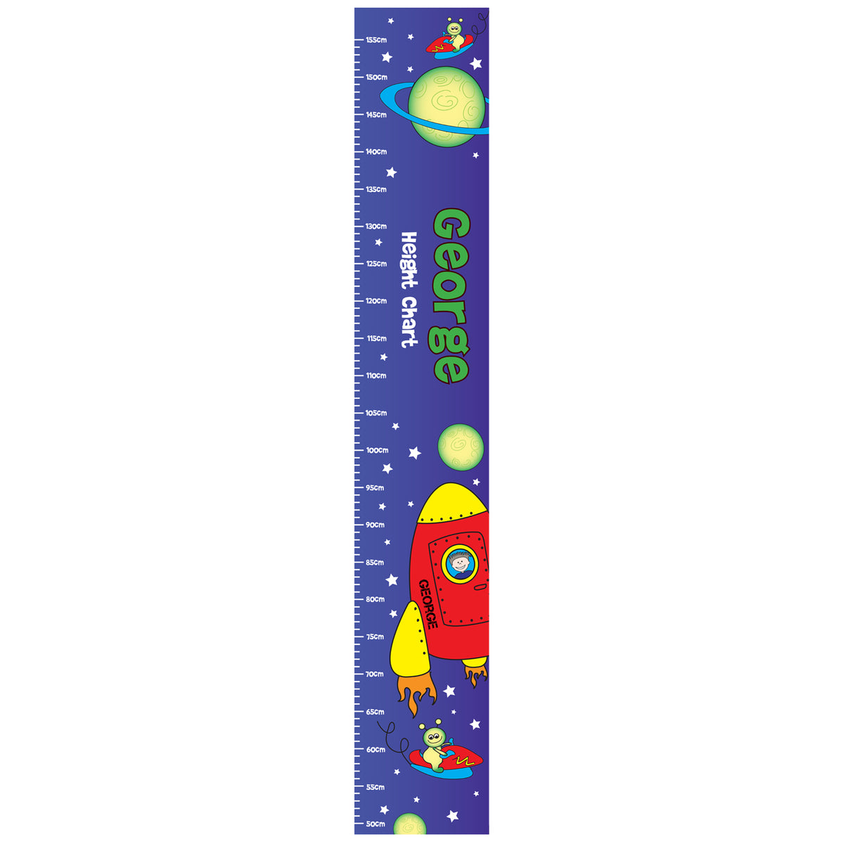 Personalised Space Height Chart | Christmas Gift