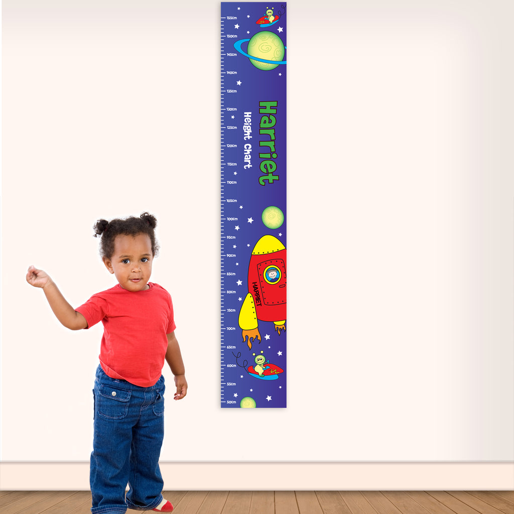 Personalised Space Height Chart | Christmas Gift