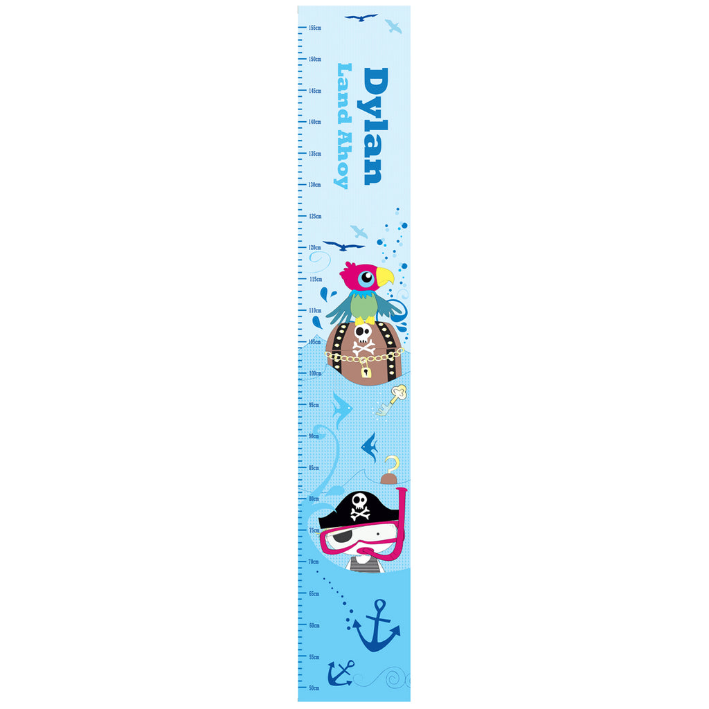 Personalised Pirate Height Chart | Christmas Gift