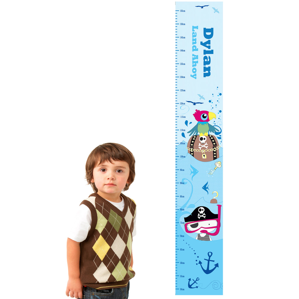 Personalised Pirate Height Chart | Christmas Gift