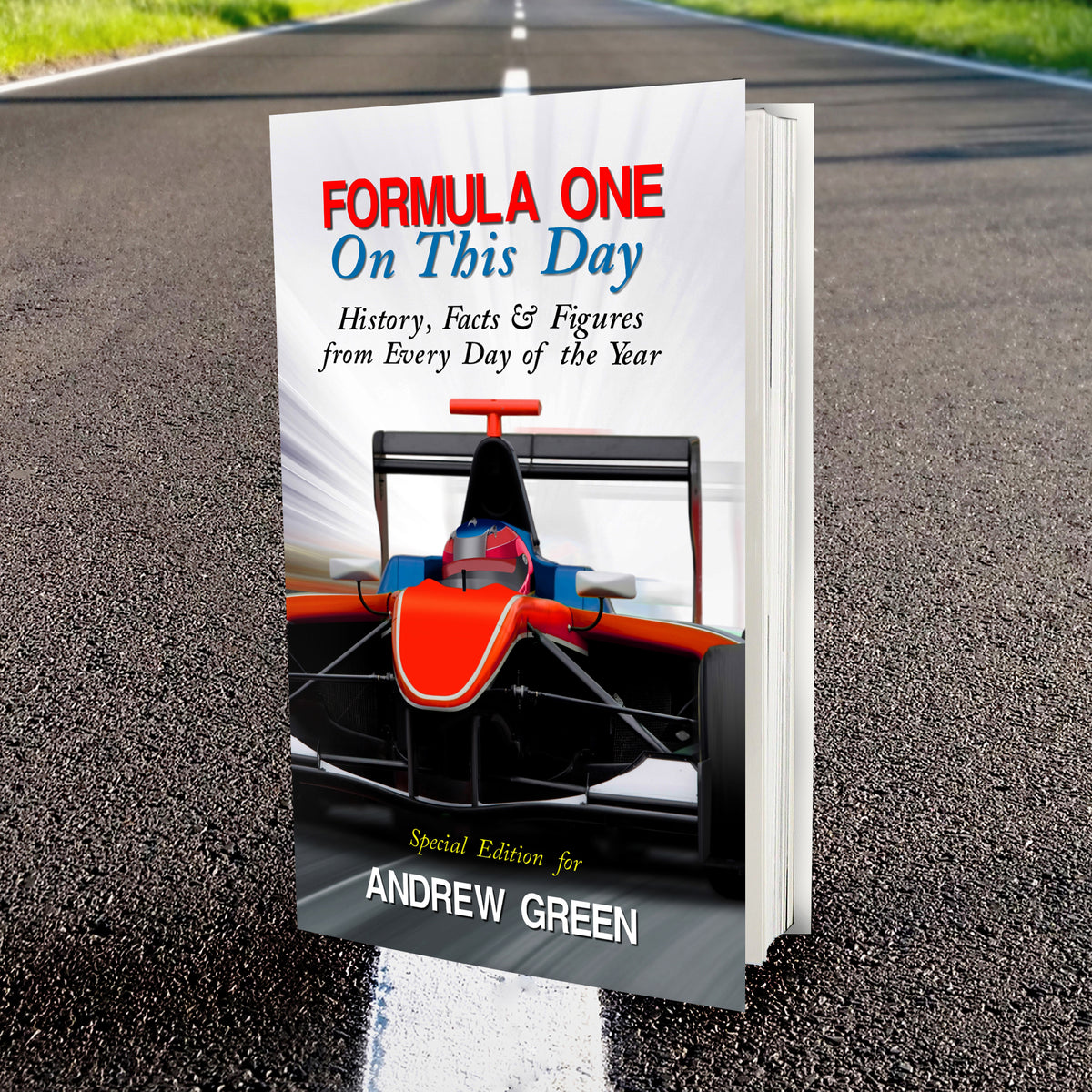 Personalised Formula 1 On This Day Book | Books | Inspired Creative Gifts