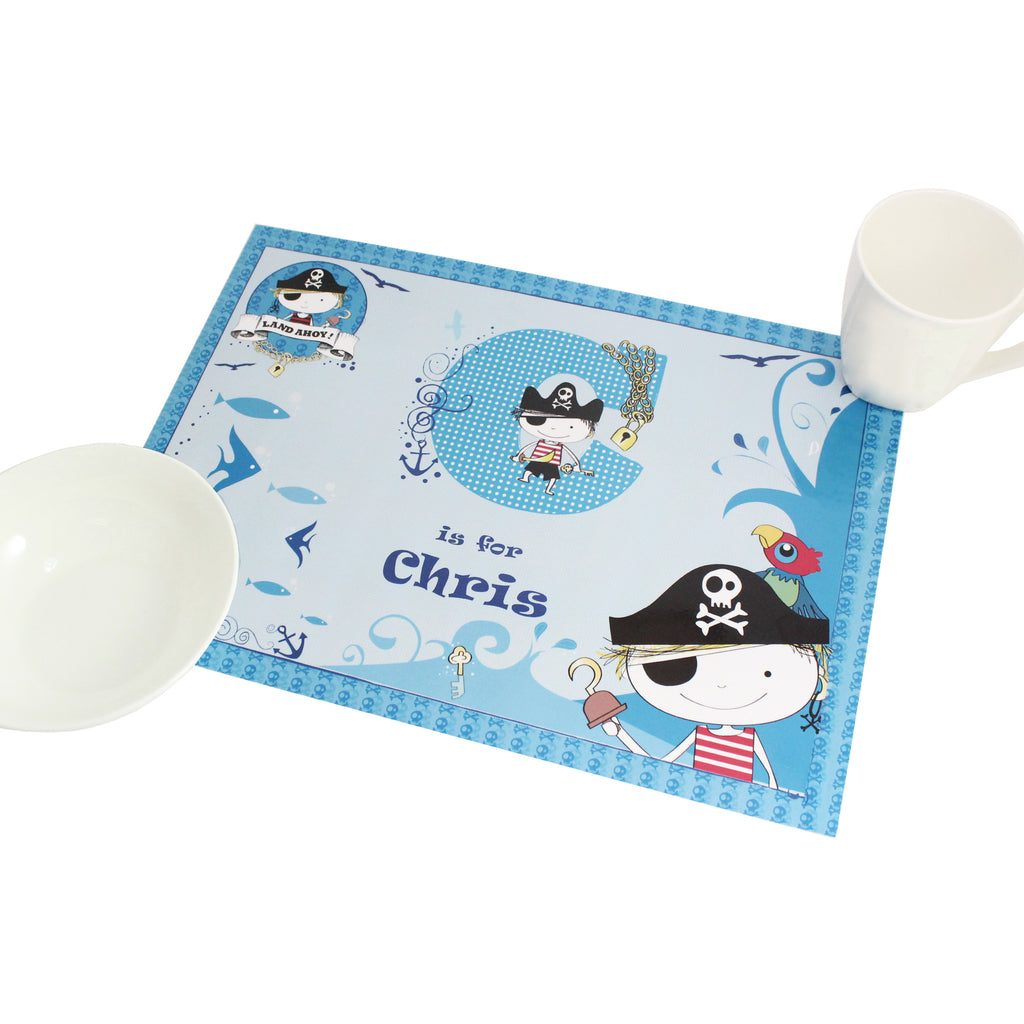 Personalised Pirate Placemat | Mealtime Essentials | Inspired Creative Gifts