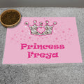 Personalised Pink Princess Pet Bowl Mat | Pet Gifts | Inspired Creative Gifts