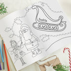Personalised 'It's Christmas' Fairy Colouring Book | Christmas Gift