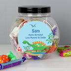 Personalised Dinosaur Sweets Jar | Birthday Gift