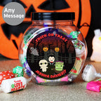 Personalised Halloween Characters Sweet Jar | Confectionery
