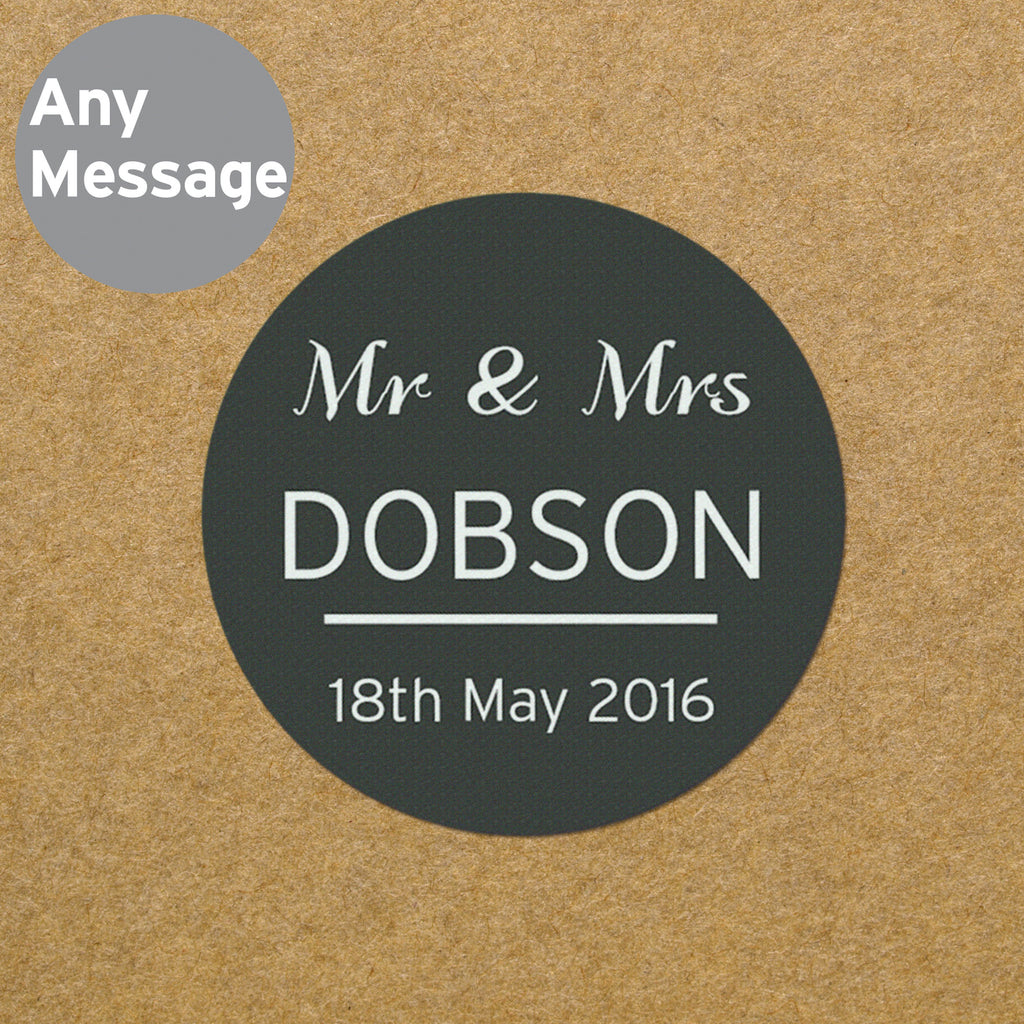 Personalised Classic Stickers | Stationery & Pens | Wedding Gift