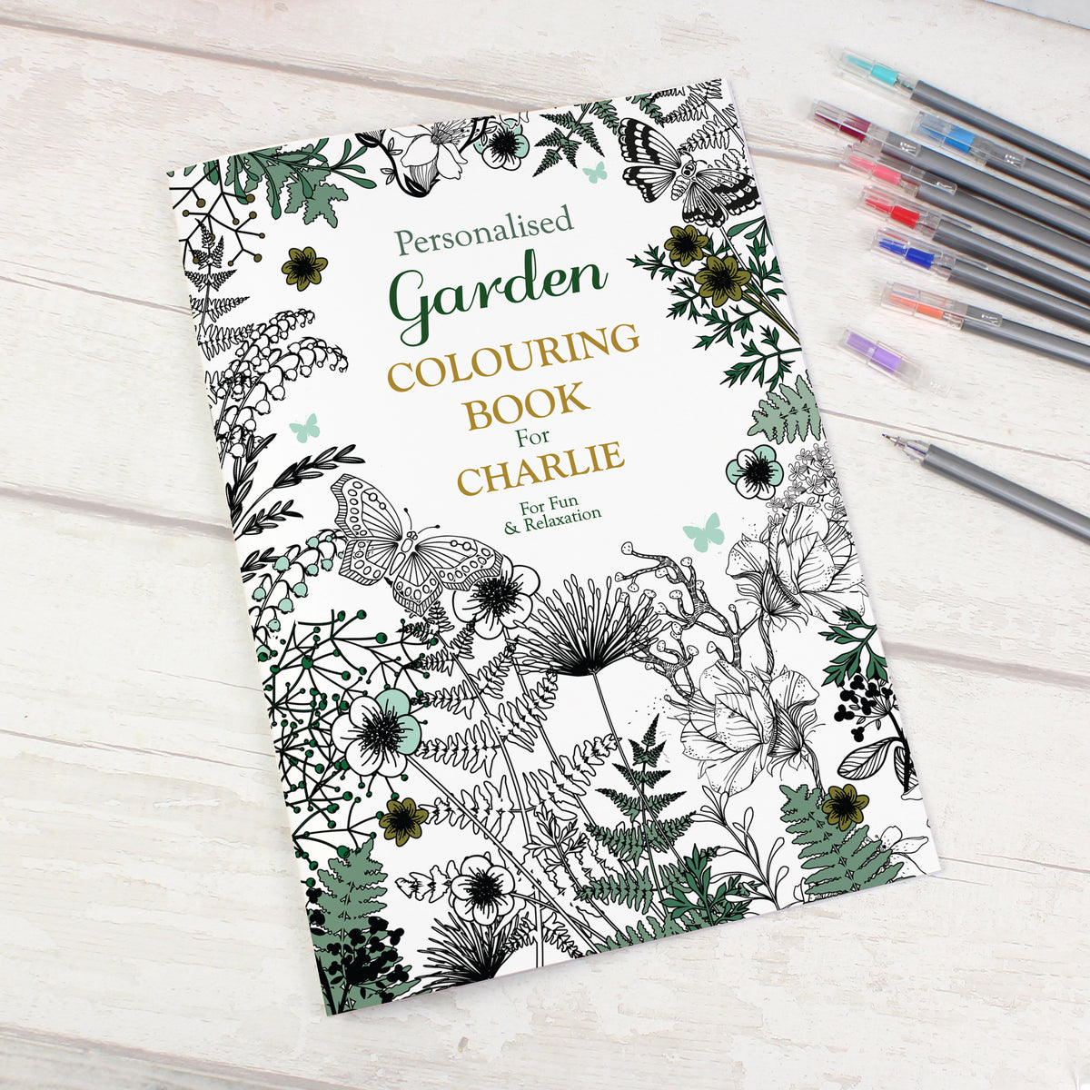 Personalised Gardening Colouring Book | Books | Mother's Day Gift