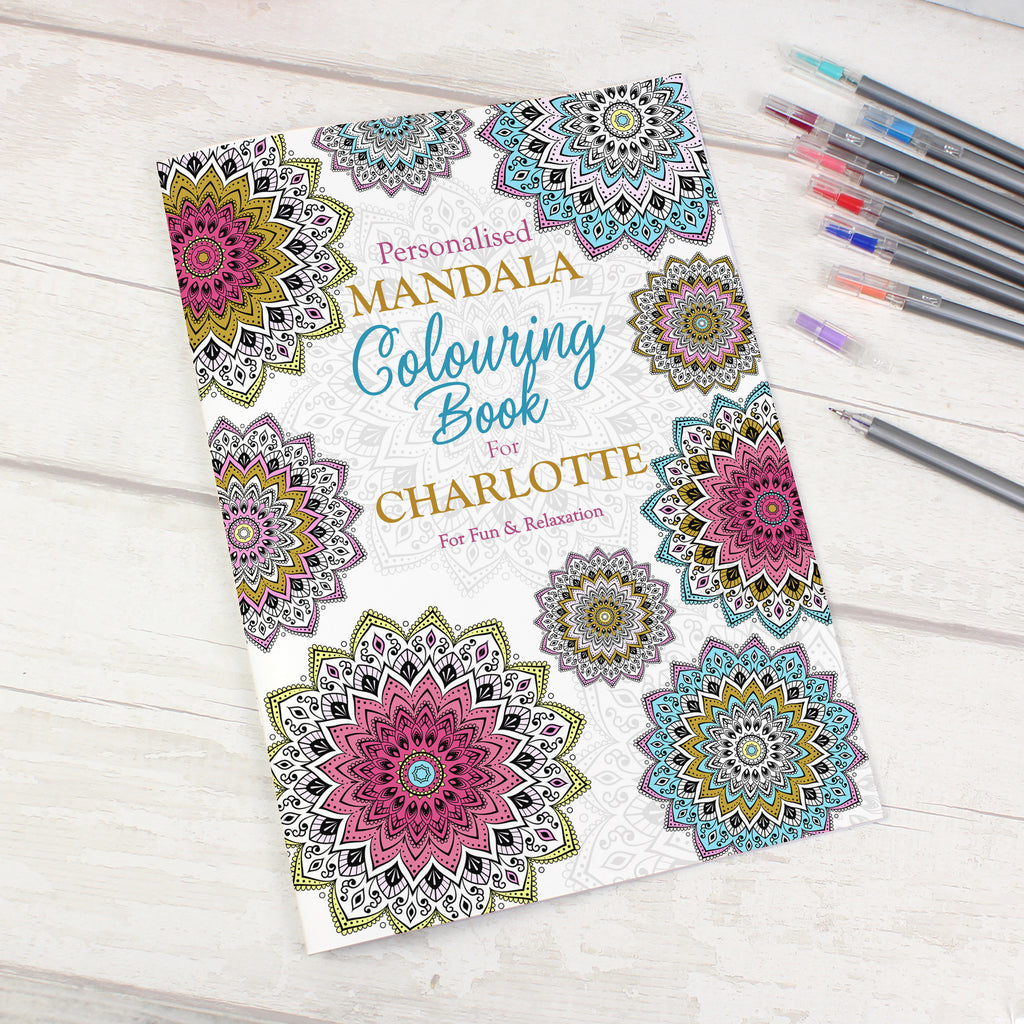 Personalised Mandala Colouring Book | Books | Inspired Creative Gifts
