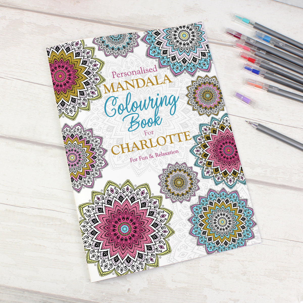 Personalised Mandala Colouring Book | Books | Inspired Creative Gifts