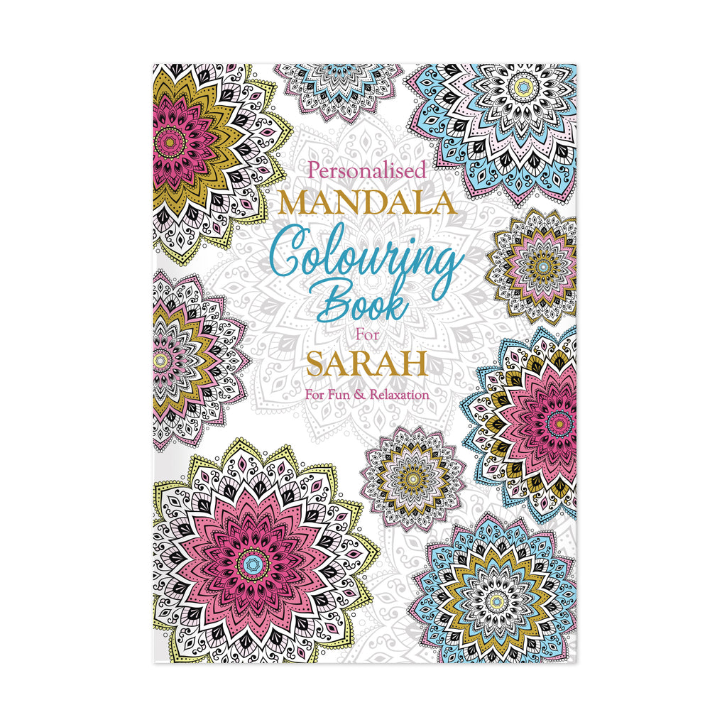 Personalised Mandala Colouring Book | Books | Inspired Creative Gifts