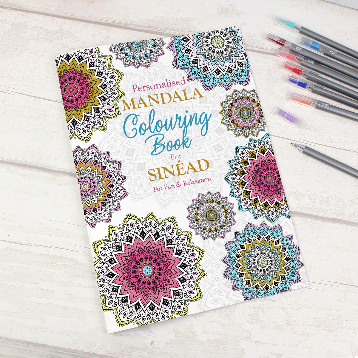 Personalised Mandala Colouring Book | Books | Inspired Creative Gifts