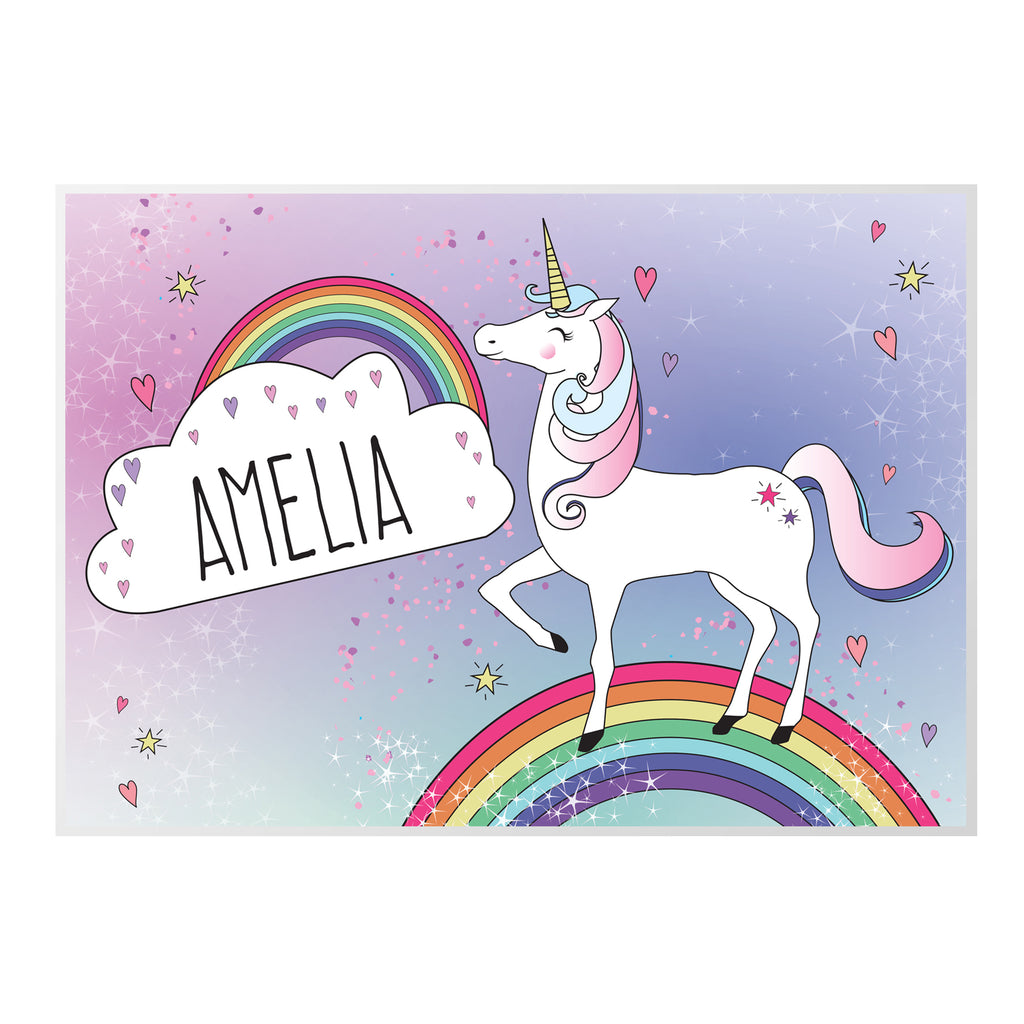 Personalised Unicorn Placemat | Mealtime Essentials