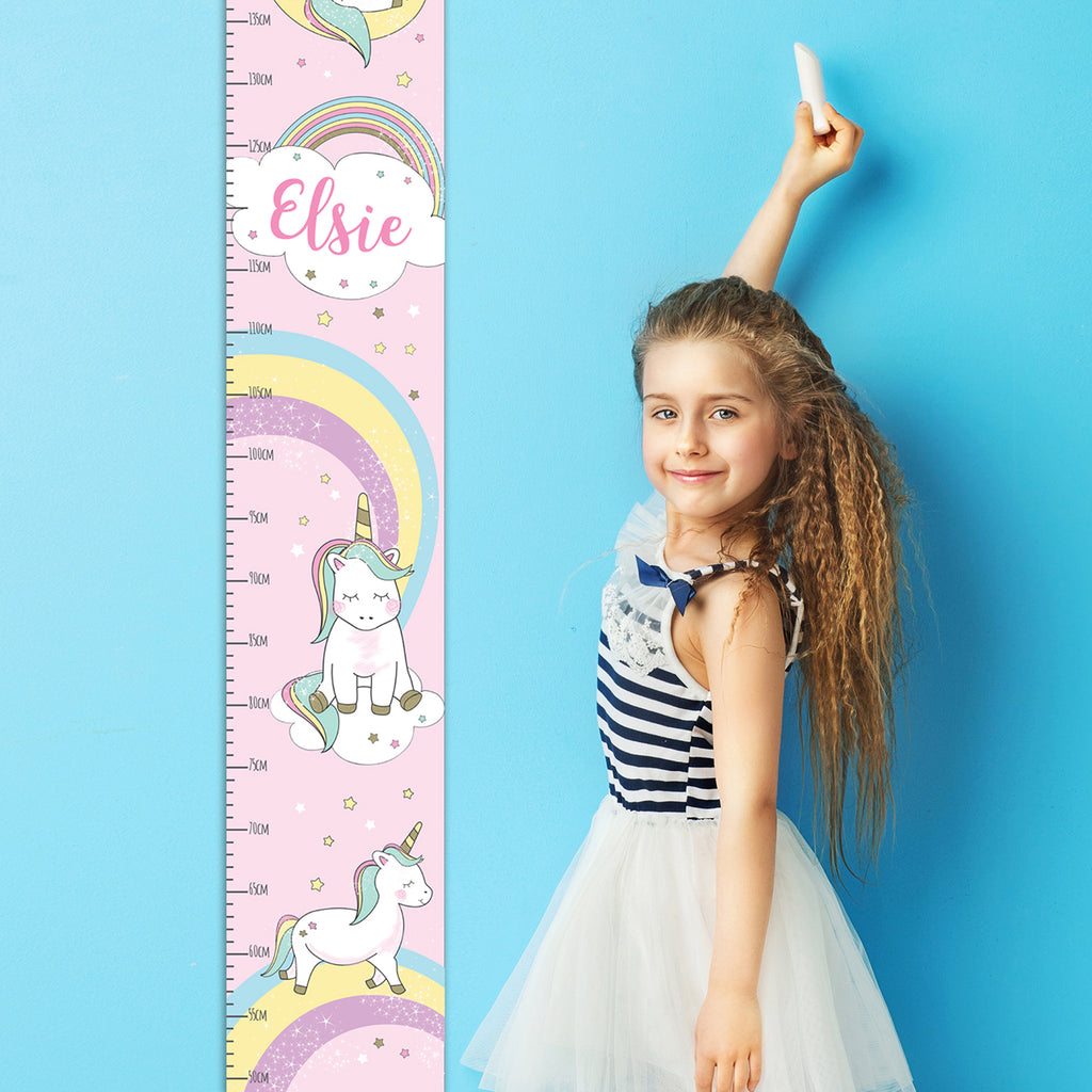 Personalised Baby Unicorn Height Chart | Keepsakes