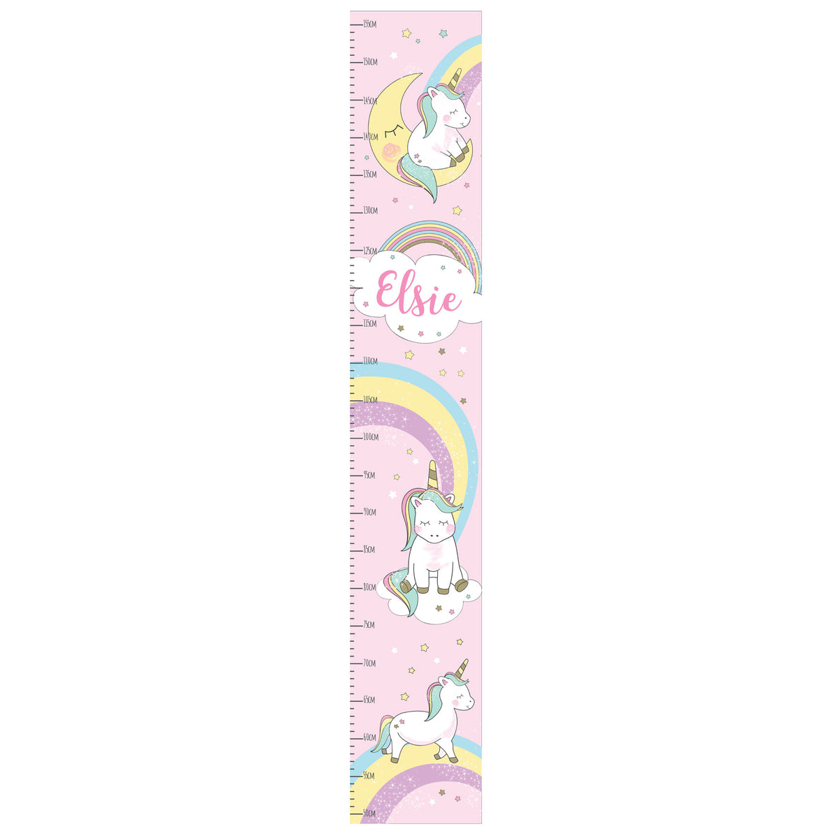 Personalised Baby Unicorn Height Chart | Keepsakes