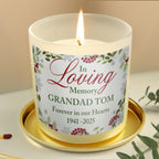 Personalised In Loving Memory Scented Jar Candle | Candles & Reed Diffusers | Inspired Creative Gifts