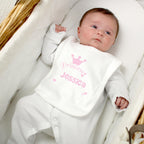 Personalised Princess Bib | Mealtime Essentials | New Baby Gift