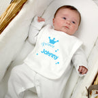 Personalised Prince Bib | Mealtime Essentials | New Baby Gift