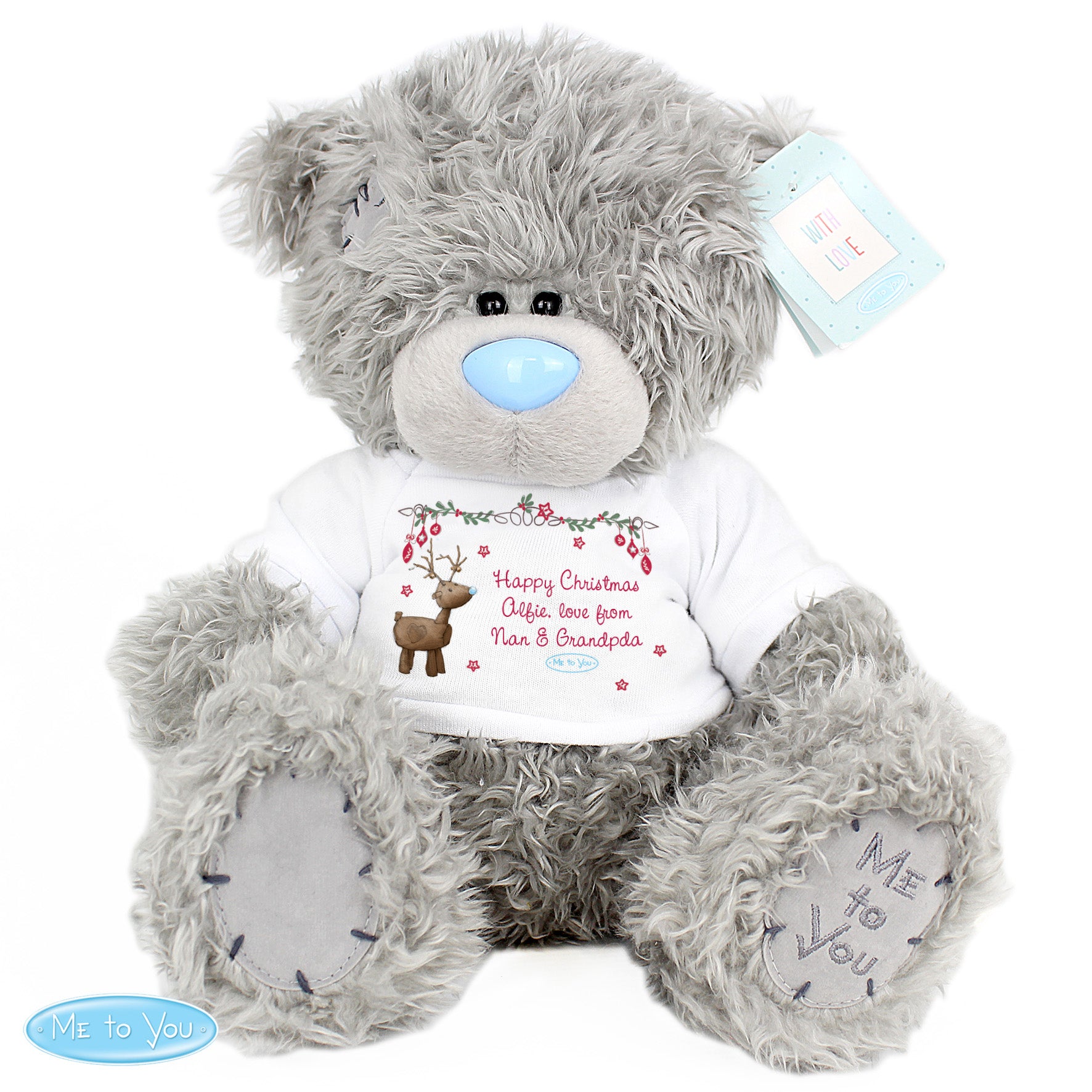 Personalised Me To You Bear Reindeer - Plush Soft Toy - Inspired Creative Gifts