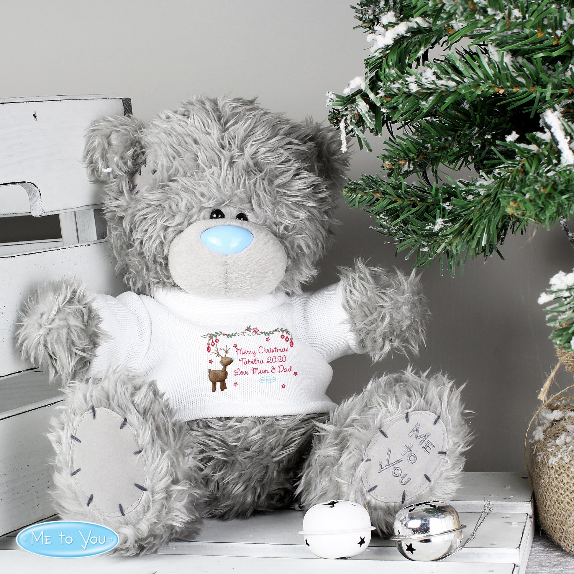 Personalised Me To You Bear Reindeer - Plush Soft Toy - Inspired Creative Gifts