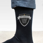 Personalised Classic Shield Men's Socks | Clothing | Wedding Gift
