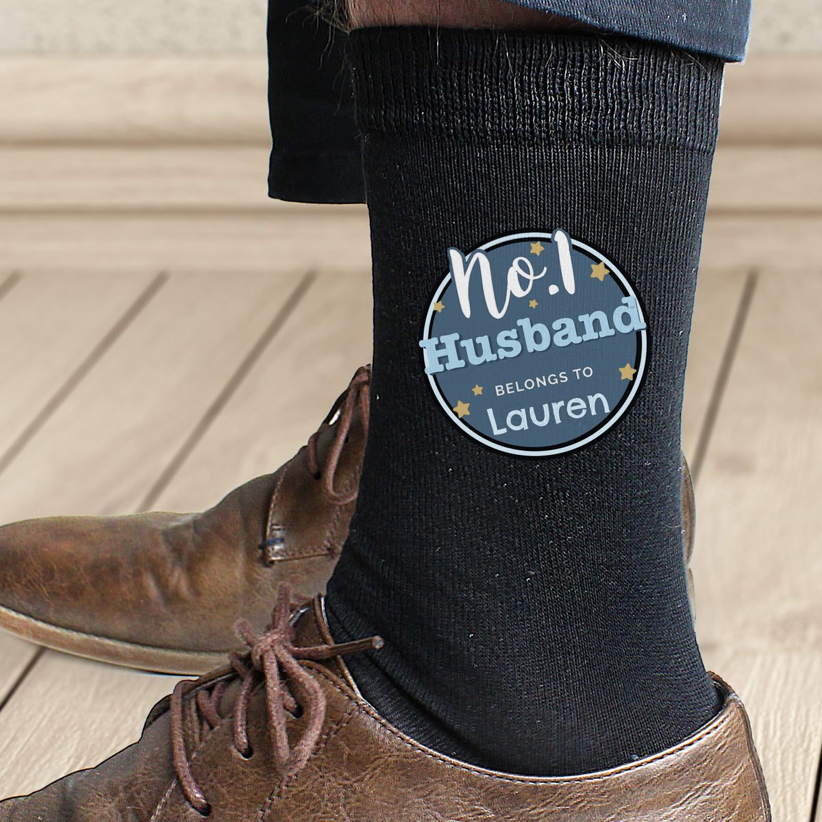 Personalised No.1 Men's Socks | Clothing | Inspired Creative Gifts