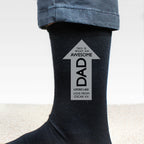 Personalised Awesome Dad Men's Socks | Christmas Gift