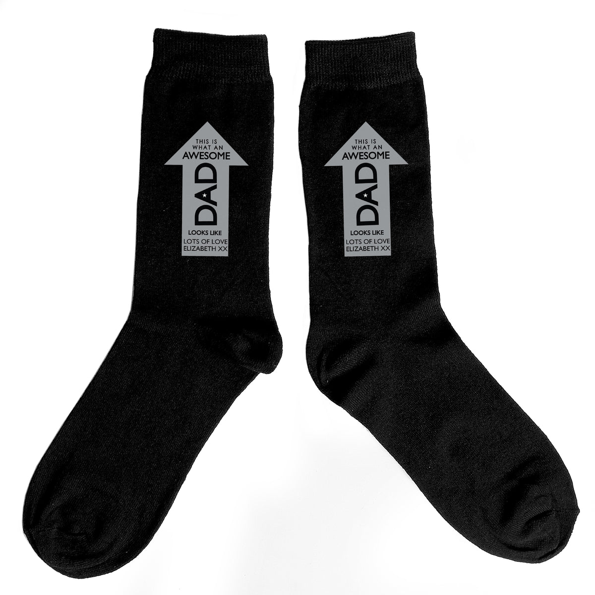 Personalised Awesome Dad Men's Socks | Christmas Gift
