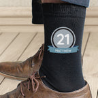 Personalised Birthday Men's Socks for Anniversary