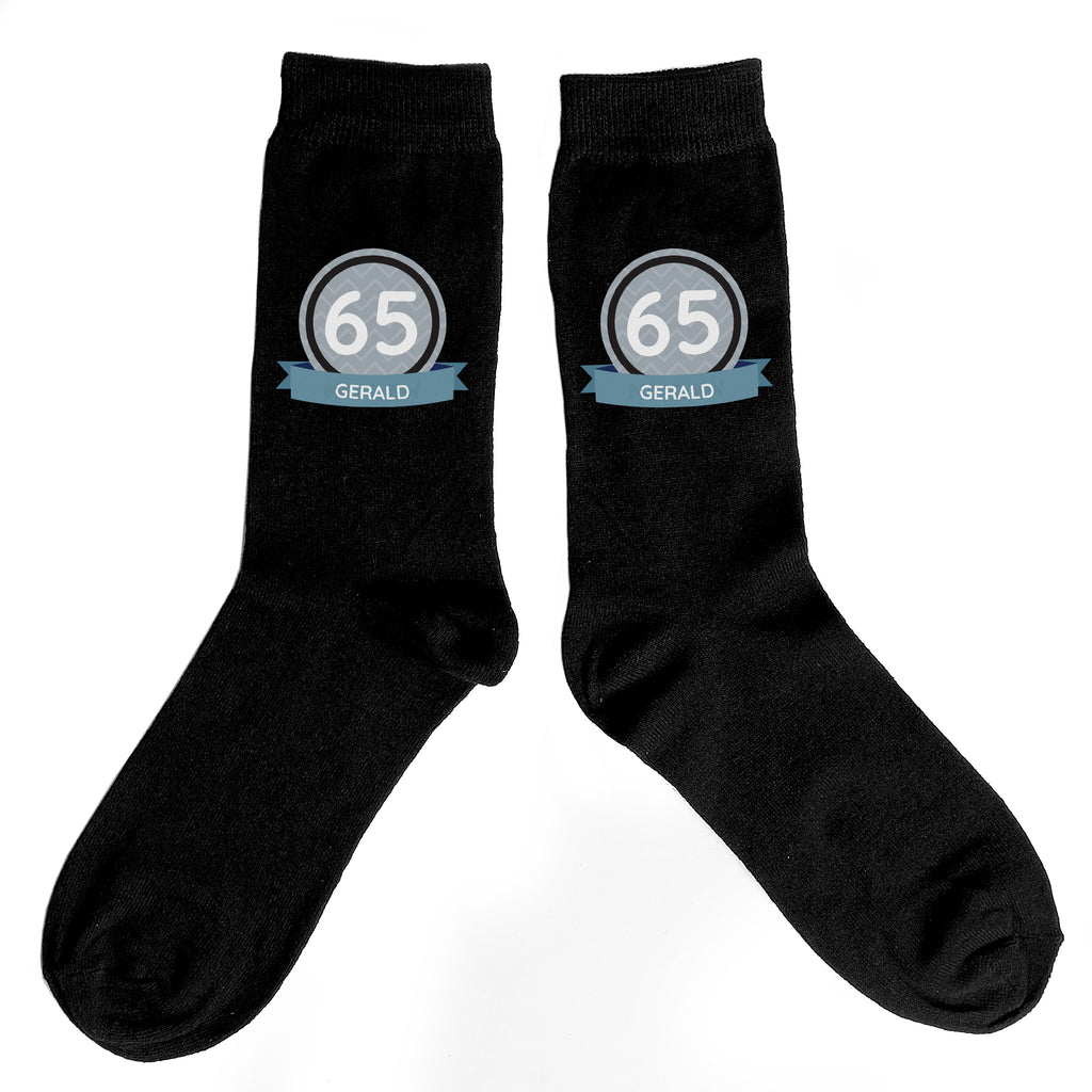 Personalised Birthday Men's Socks for Anniversary