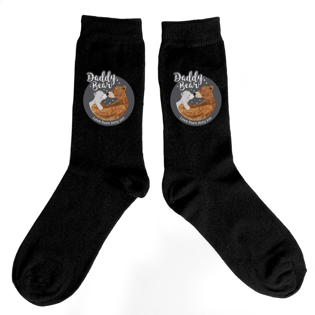 Personalised Daddy Bear Men's Socks | Clothing | Christmas Gift