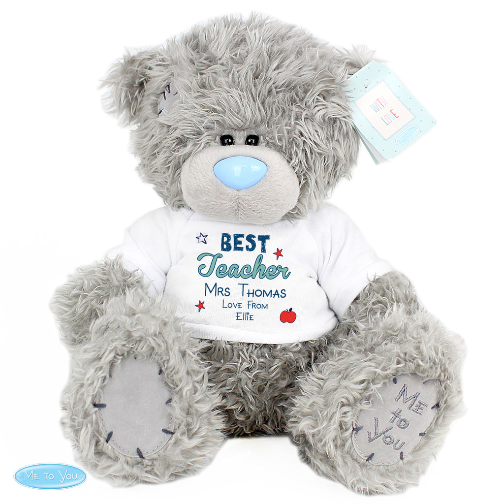 Personalised Me to You Bear Best Teacher - Plush Soft Toy - Inspired Creative Gifts