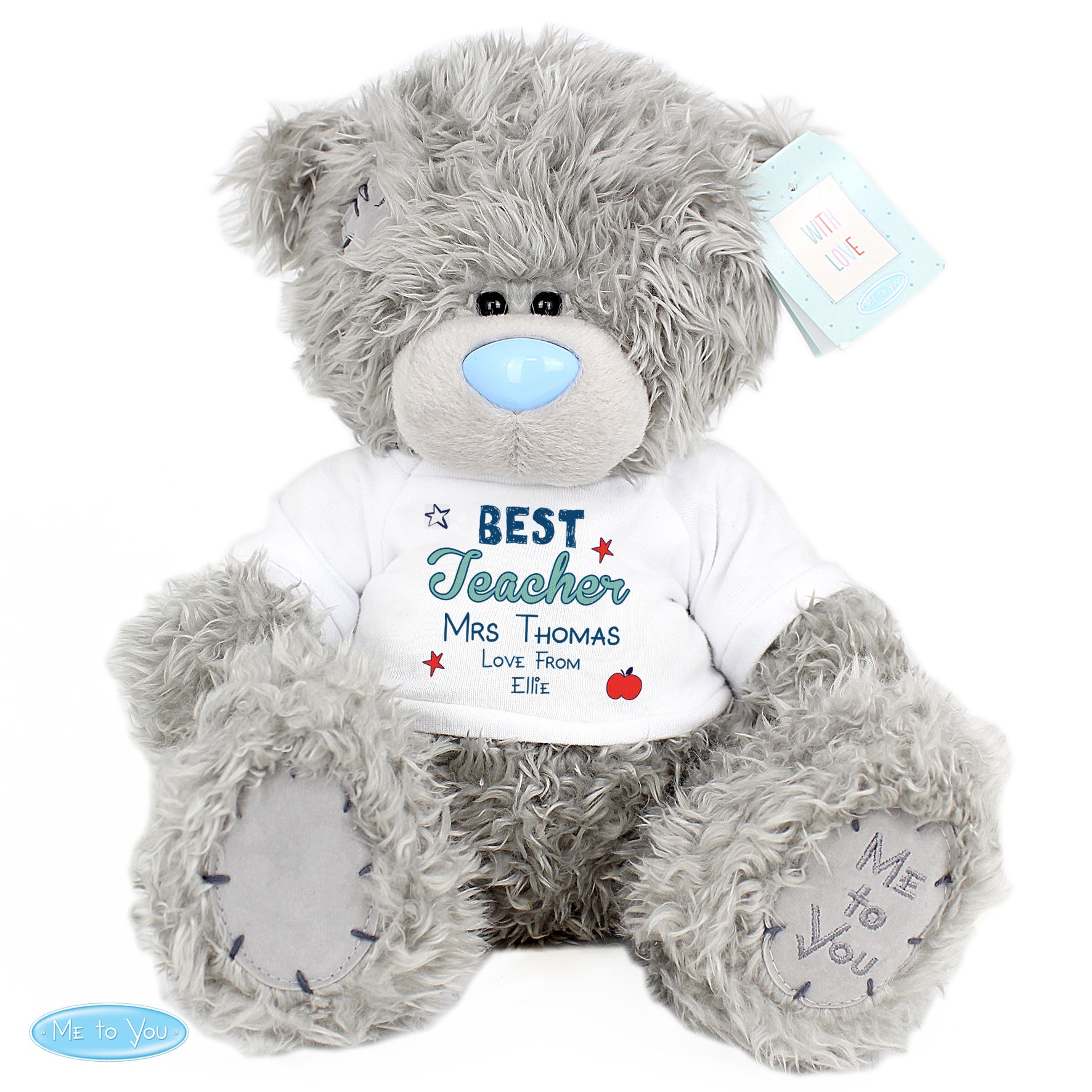 Personalised Me to You Bear Best Teacher - Plush Soft Toy - Inspired Creative Gifts