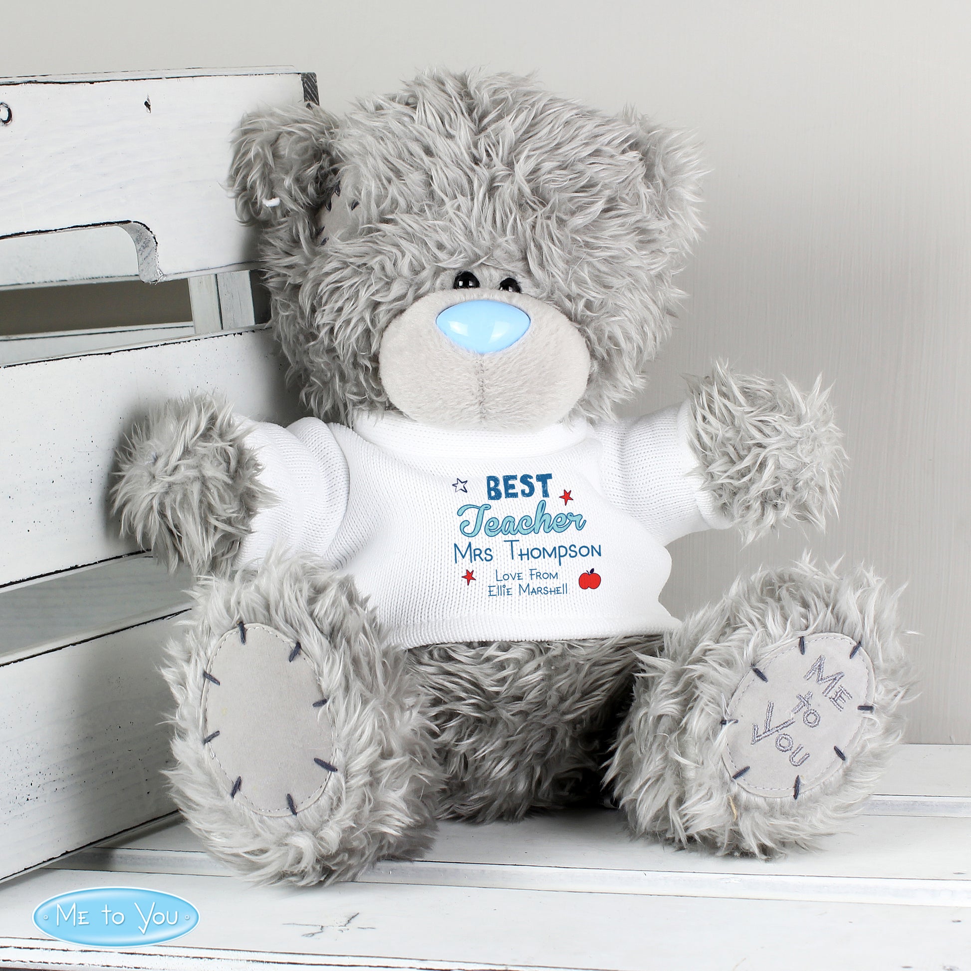Personalised Me to You Bear Best Teacher - Plush Soft Toy - Inspired Creative Gifts