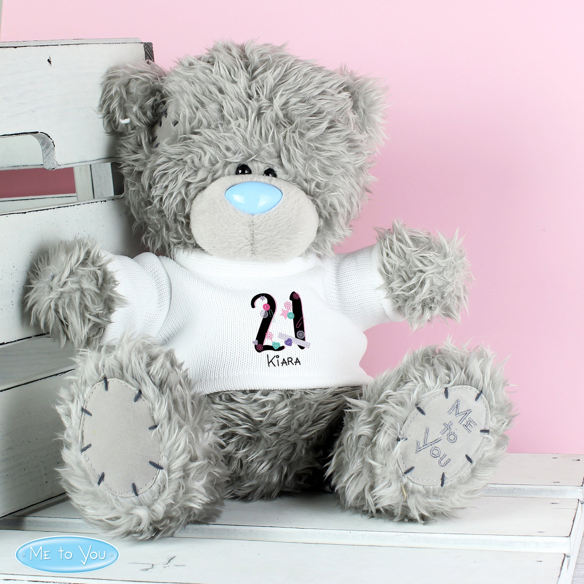 Personalised Me to You Bear Birthday Big Age - Plush Soft Toy - Inspired Creative Gifts