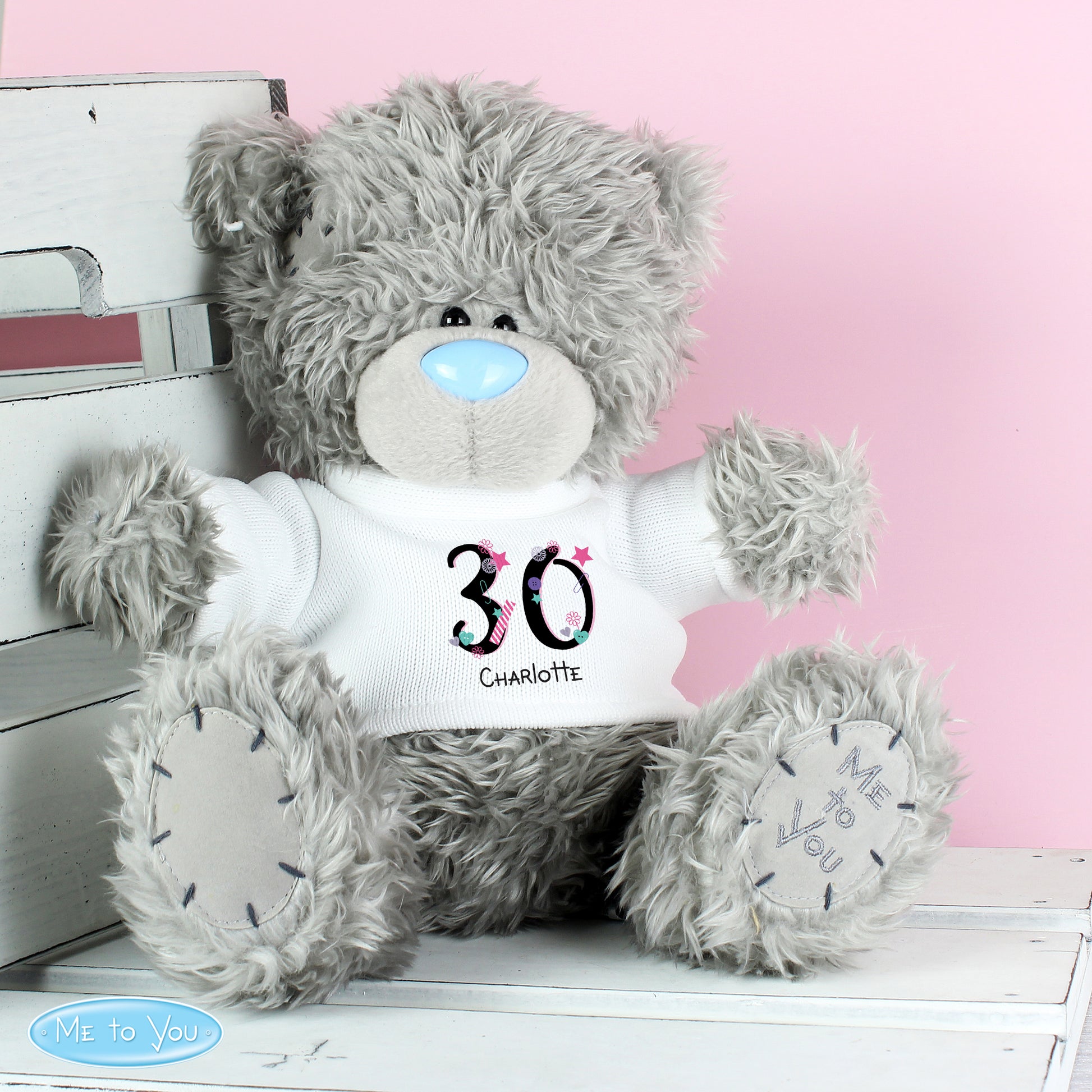 Personalised Me to You Bear Birthday Big Age - Plush Soft Toy - Inspired Creative Gifts