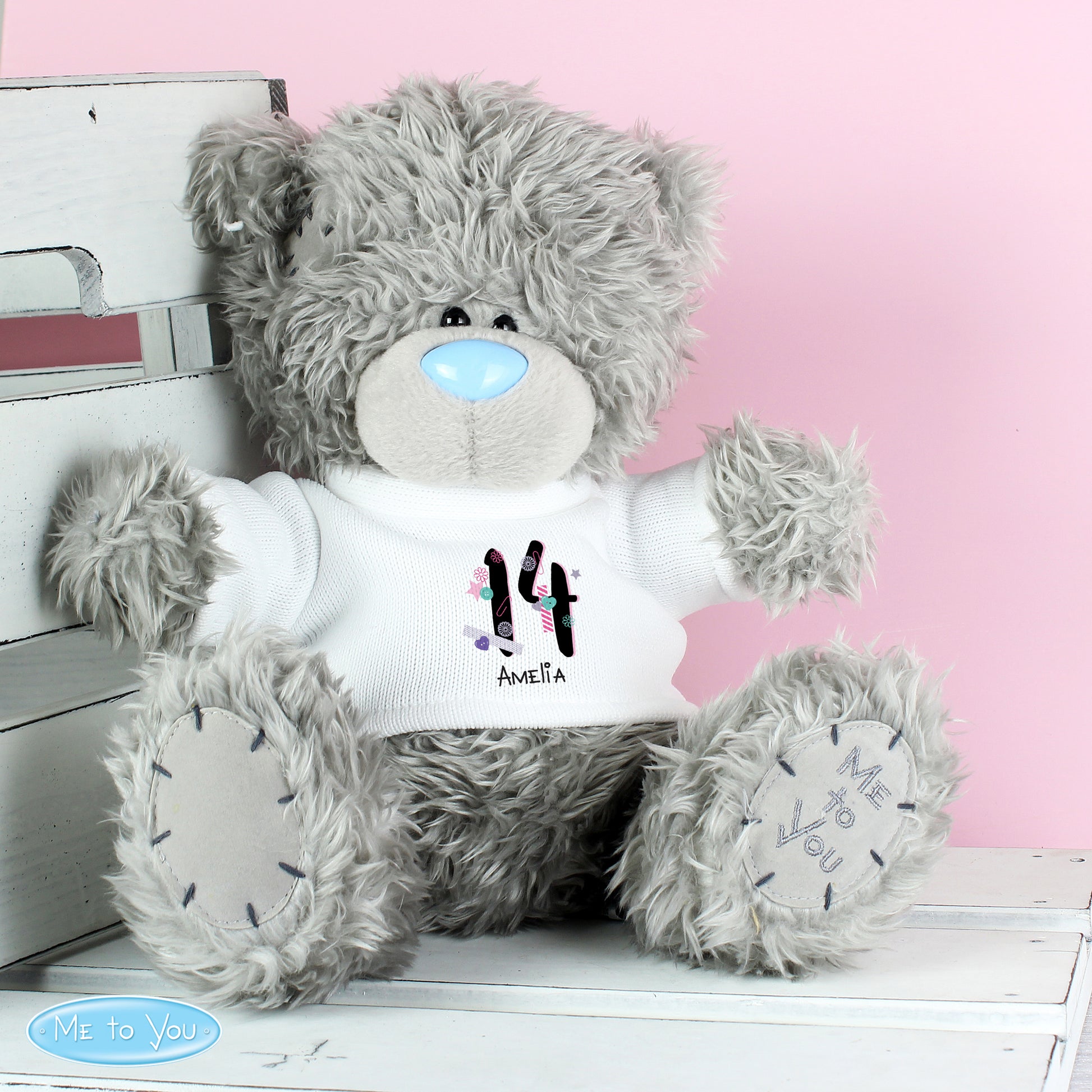 Personalised Me to You Bear Birthday Big Age - Plush Soft Toy - Inspired Creative Gifts