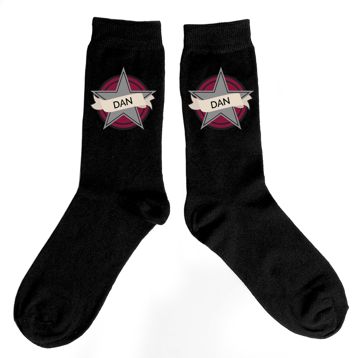 Personalised Star Men's Socks | Clothing | Inspired Creative Gifts