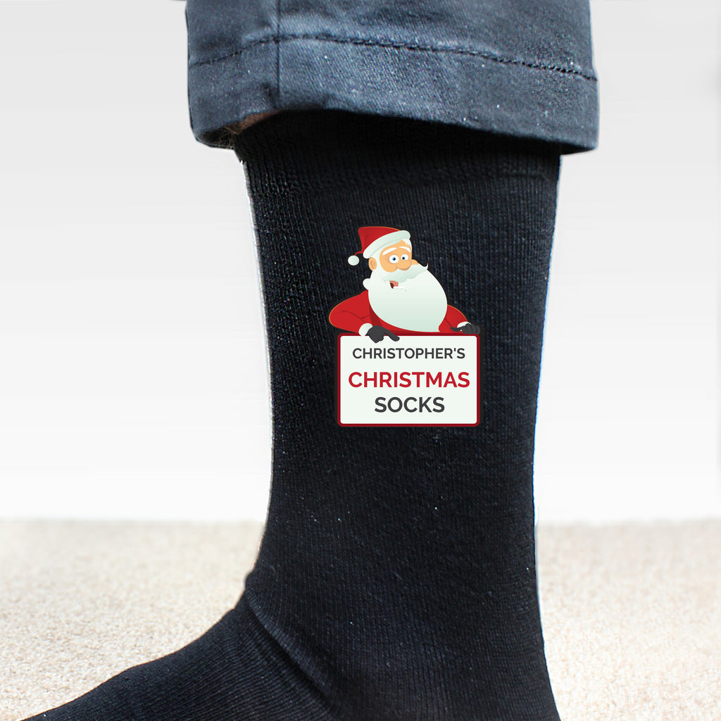 Personalised Santa Claus Christmas Socks | Clothing | Christmas Gift