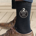 Personalised 2nd Anniversary Mens Socks | Clothing