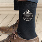 Personalised 2nd Anniversary Mens Socks | Clothing