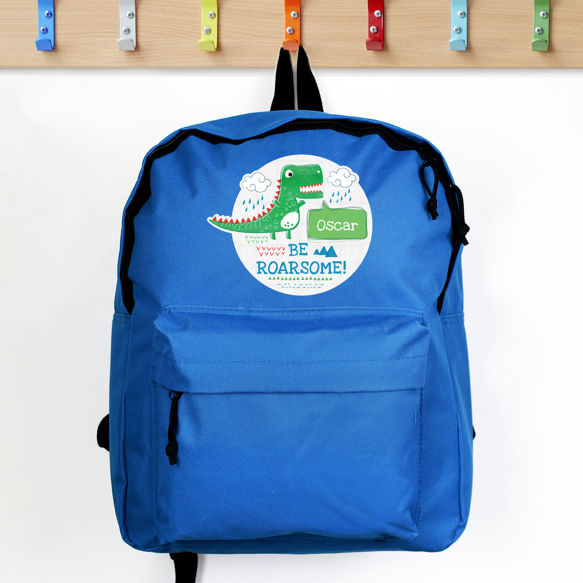 Personalised 'Be Roarsome' Dinosaur Backpack | Textiles | Inspired Creative Gifts