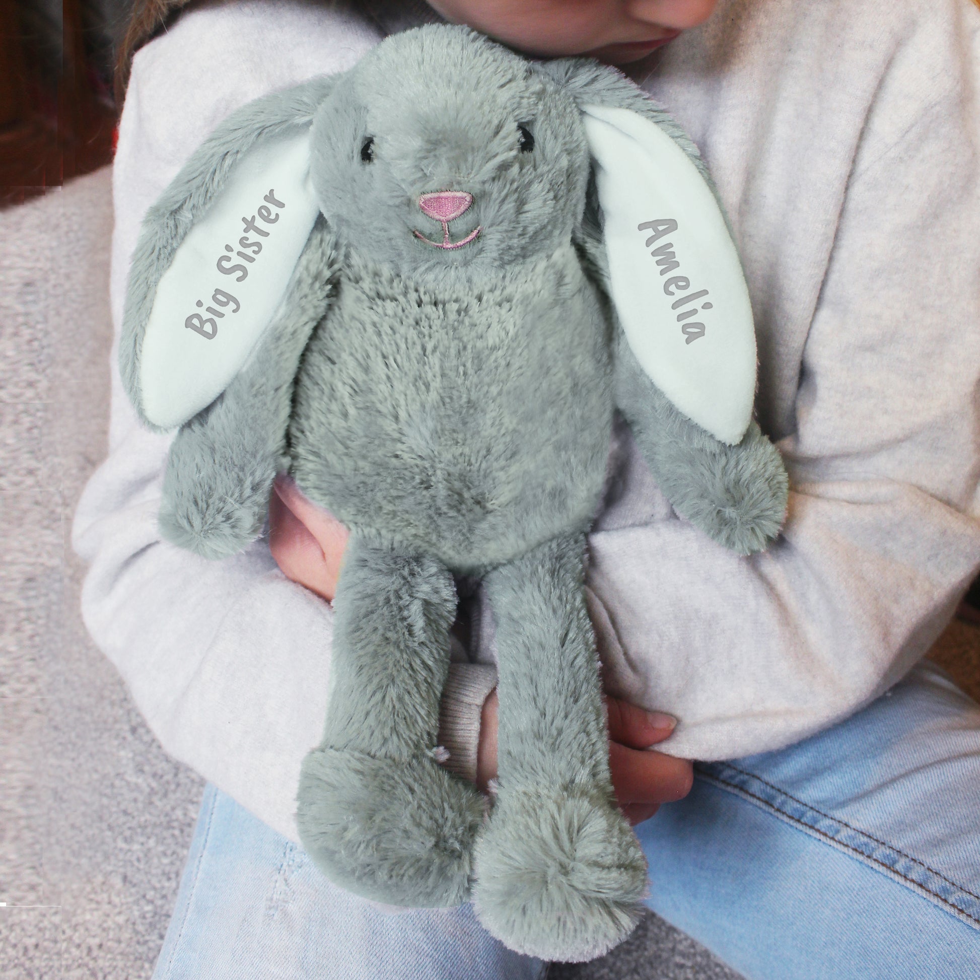 Personalised Bunny Rabbit Soft Toy - Plush Soft Toy - Inspired Creative Gifts