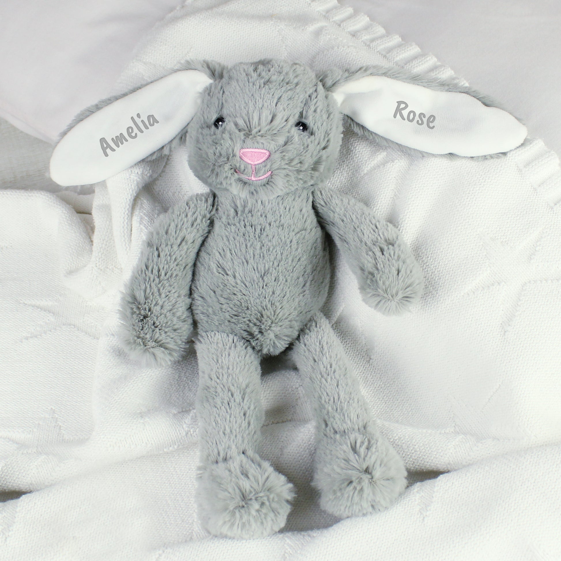 Personalised Bunny Rabbit Soft Toy - Plush Soft Toy - Inspired Creative Gifts