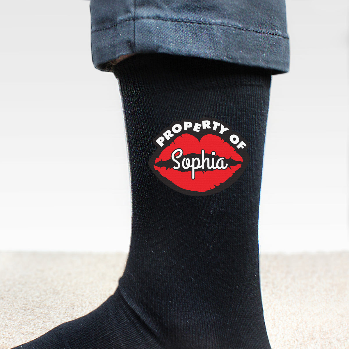 Personalised Property Of Mens Socks | Clothing | Valentine's Day Gift